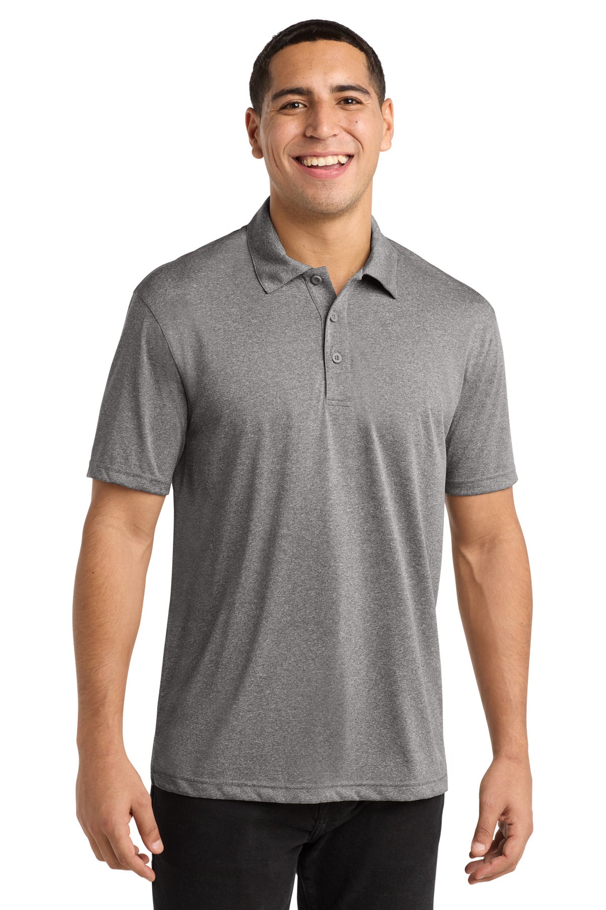 Sport-Tek ®  Heather Contender™ Polo. ST660 - Sport-Tek ST660
