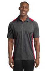 Sport-Tek ST665 Heather Colorblock Contender Polo