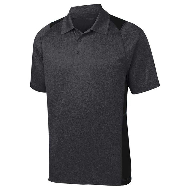 Men's Heather Colorblock Contender Polo DRI-EQUIP