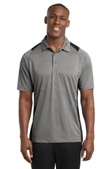 Sport-Tek ST665 Heather Colorblock Contender Polo