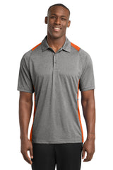 Sport-Tek ST665 Heather Colorblock Contender Polo