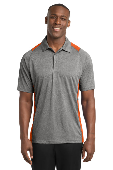 Sport-Tek ST665 Heather Colorblock Contender Polo