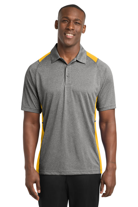 Sport-Tek ®  Heather Colorblock Contender ™  Polo. ST665 - Sport-Tek ST665
