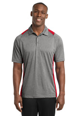 Sport-Tek ST665 Heather Colorblock Contender Polo