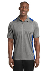 Sport-Tek ST665 Heather Colorblock Contender Polo