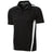 Men's PosiCharge Micro-Mesh Colorblock Polo Polos/Knits DRI-EQUIP Black / White X-Small
