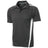 Men's PosiCharge Micro-Mesh Colorblock Polo Polos/Knits DRI-EQUIP Iron Grey / White X-Small