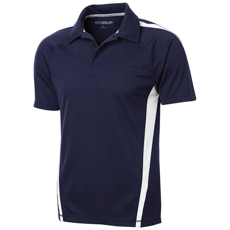 Men's PosiCharge Micro-Mesh Colorblock Polo Polos/Knits DRI-EQUIP True Navy / White X-Small
