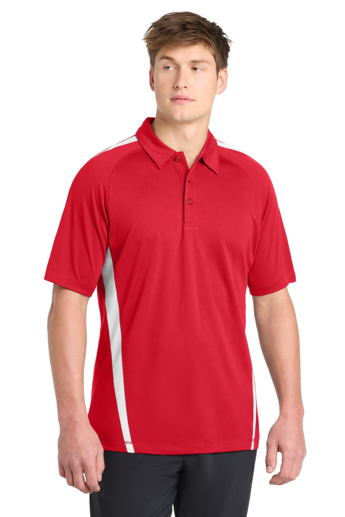 Sport-Tek ®  PosiCharge ®  Micro-Mesh Colorblock Polo. ST685 - Sport-Tek ST685