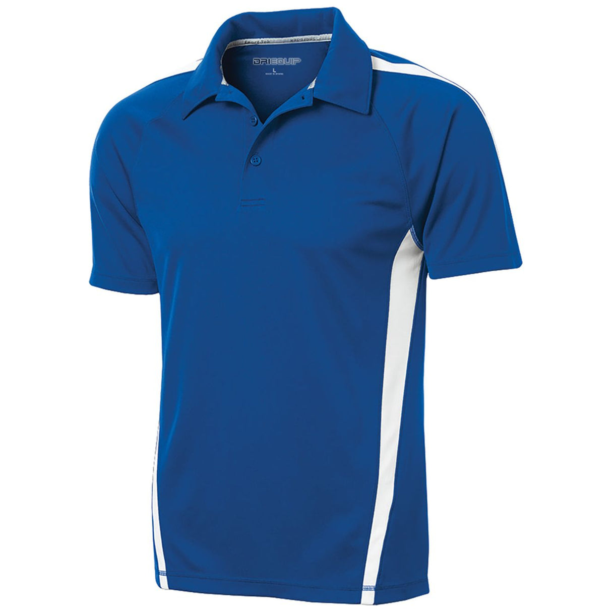 Men's PosiCharge Micro-Mesh Colorblock Polo Polos/Knits DRI-EQUIP True Royal / White X-Small