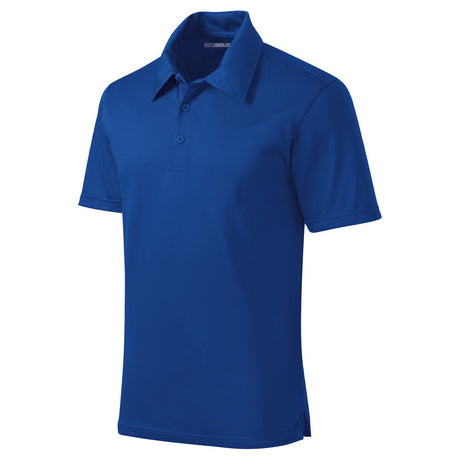 Mens Active Texture Polo Polos/Knits DRI-EQUIP True Royal X-Small