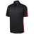 Men's Active Textured Colorblock Polo Polos/Knits DRI-EQUIP X-Small Black/True Red