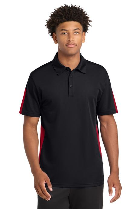Sport-Tek ®  PosiCharge ®  Active Textured Colorblock Polo. ST695 - Sport-Tek ST695