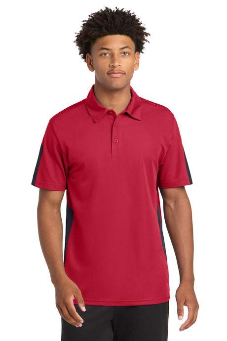 Sport-Tek ®  PosiCharge ®  Active Textured Colorblock Polo. ST695 - Sport-Tek ST695