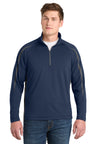 Sport-Tek ST851 Sport-Wick Stretch 1/4-Zip Colorblock Pullover
