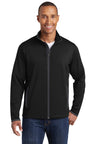 Sport-Tek ®  Sport-Wick ®  Stretch Contrast Full-Zip Jacket.  ST853 - Sport-Tek ST853