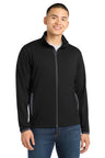 Sport-Tek ST853 Sport-Wick Stretch Contrast Full-Zip Jacket