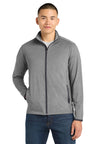 Sport-Tek ST853 Sport-Wick Stretch Contrast Full-Zip Jacket
