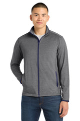 Sport-Tek ®  Sport-Wick ®  Stretch Contrast Full-Zip Jacket.  ST853 - Sport-Tek ST853