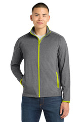 Sport-Tek ®  Sport-Wick ®  Stretch Contrast Full-Zip Jacket.  ST853 - Sport-Tek ST853