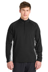 Sport-Tek ST854 Sport-Wick Stretch Contrast 1/4-Zip Pullover