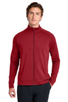 Sport-Tek ST857 Sport-Wick Stretch Full-Zip Cadet Jacket