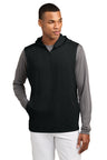 Sport-Tek ST858 Sport-Wick Stretch Sleeveless Hooded 1/4-Zip