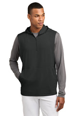 Sport-Tek ST858 Sport-Wick Stretch Sleeveless Hooded 1/4-Zip