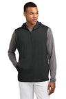 Sport-Tek ST858 Sport-Wick Stretch Sleeveless Hooded 1/4-Zip
