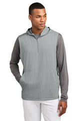 Sport-Tek ST858 Sport-Wick Stretch Sleeveless Hooded 1/4-Zip