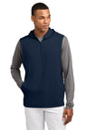 Sport-Tek ST858 Sport-Wick Stretch Sleeveless Hooded 1/4-Zip