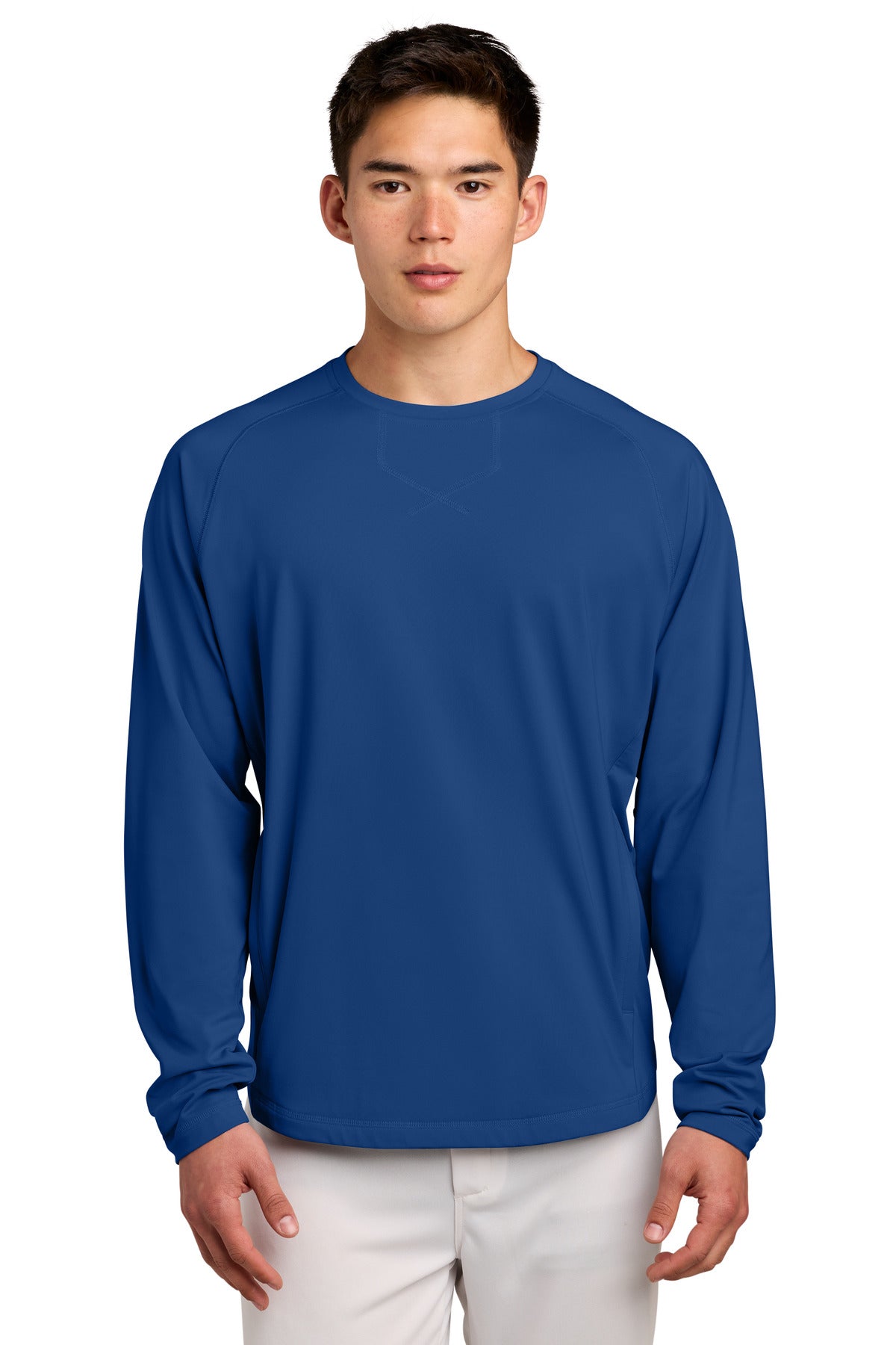 Sport-Tek ST859 Sport-Wick Stretch Pocketed Crewneck