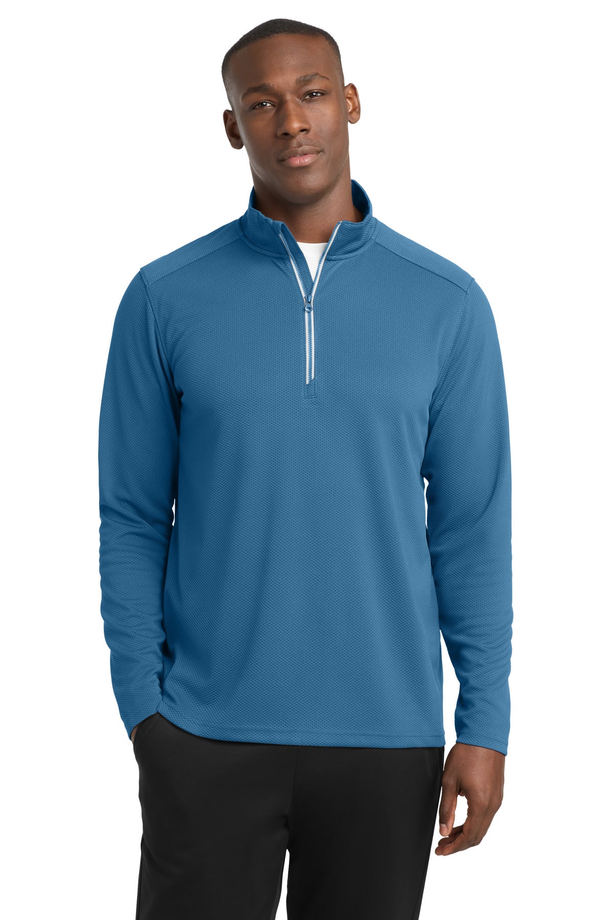 Sport-Tek ®  Sport-Wick ®  Textured 1/4-Zip Pullover.  ST860 - Sport-Tek ST860