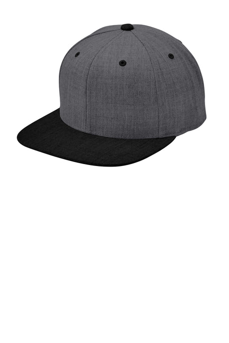 Sport-Tek ®  YP Classics ®  Flat Bill Snapback Cap. STC19 - Sport-Tek STC19