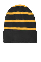 Sport-Tek ®  Striped Beanie with Solid Band. STC31 - Sport-Tek STC31