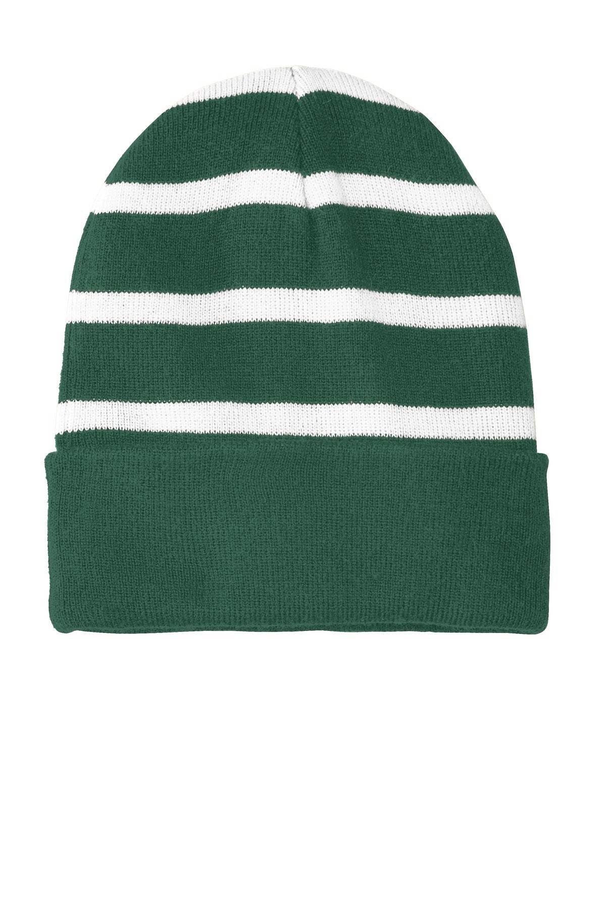 Sport-Tek ®  Striped Beanie with Solid Band. STC31 - Sport-Tek STC31