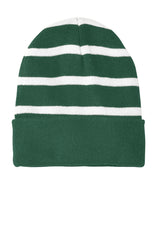 Sport-Tek ®  Striped Beanie with Solid Band. STC31 - Sport-Tek STC31