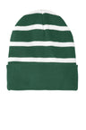 Sport-Tek ®  Striped Beanie with Solid Band. STC31 - Sport-Tek STC31