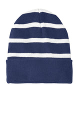 Sport-Tek ®  Striped Beanie with Solid Band. STC31 - Sport-Tek STC31
