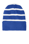 Sport-Tek ®  Striped Beanie with Solid Band. STC31 - Sport-Tek STC31