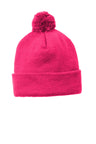 Joe's USA Solid Pom Pom Beanie