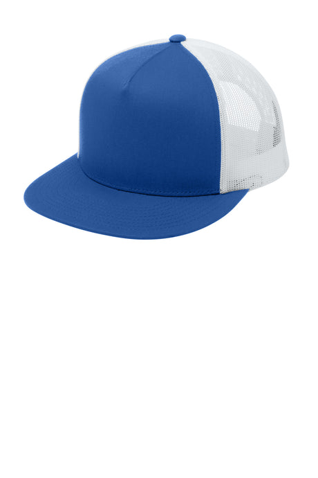 Sport-Tek ®  YP Classics  ®  5-Panel Classic Trucker Mesh Back Cap. STC38 - Sport-Tek STC38