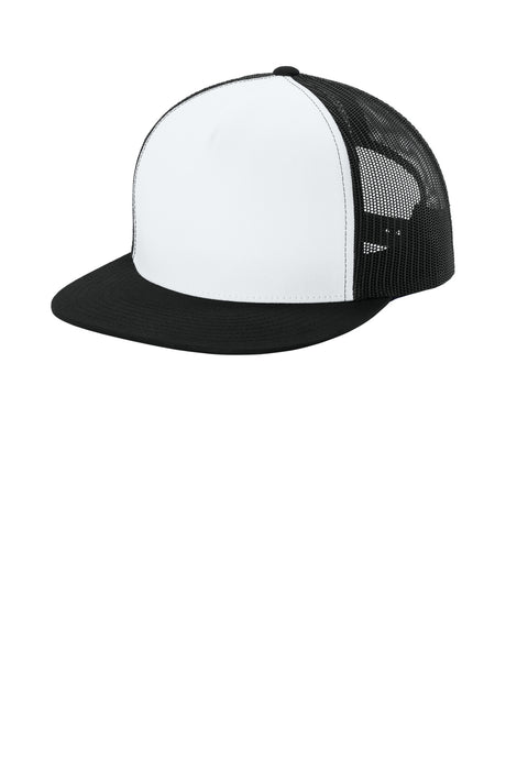 Sport-Tek ®  YP Classics  ®  5-Panel Classic Trucker Mesh Back Cap. STC38 - Sport-Tek STC38