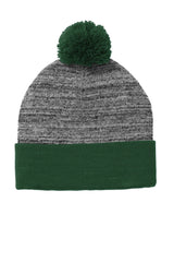 Sport-Tek  ®  Heather Pom Pom Beanie STC41 - Sport-Tek STC41