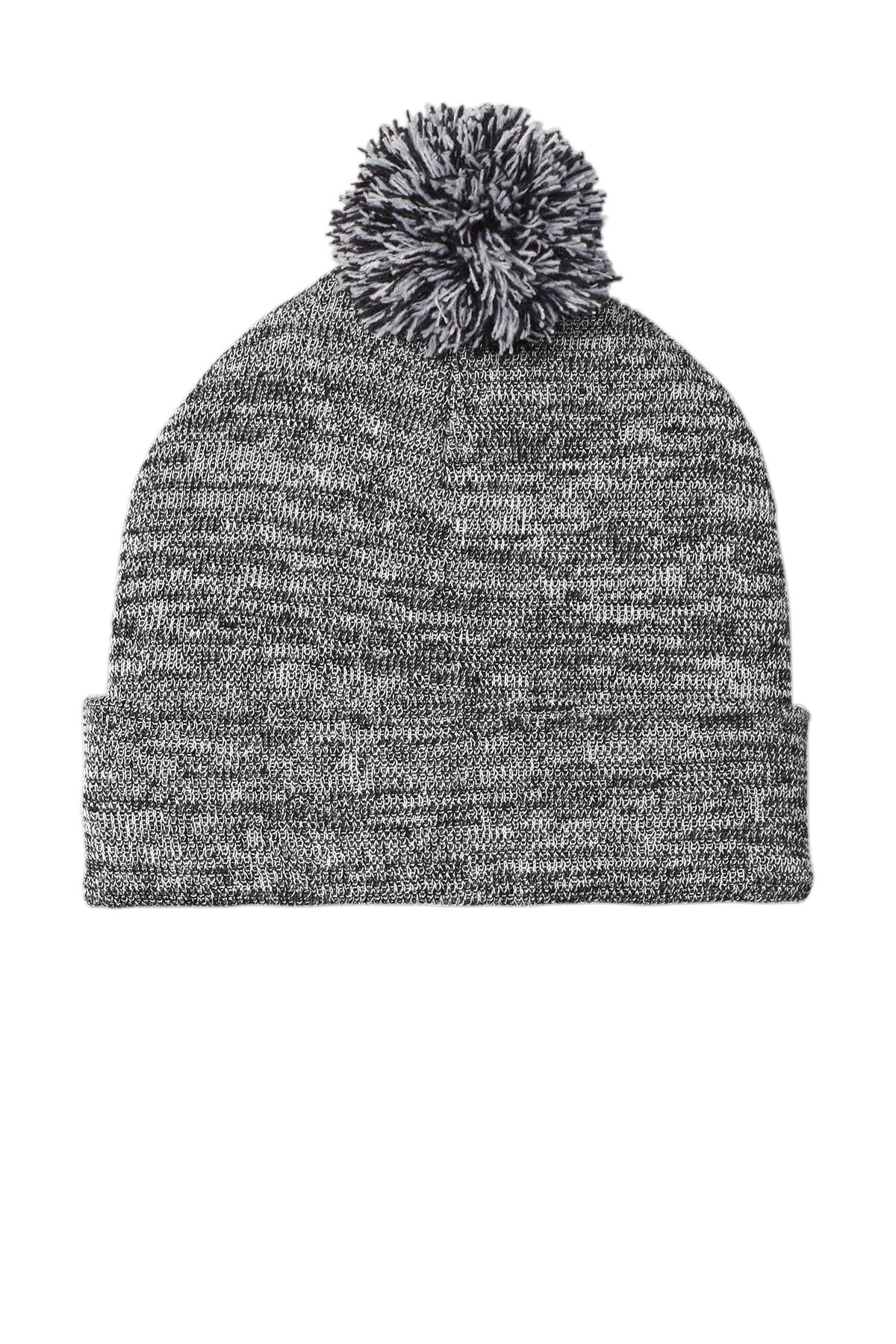 Sport-Tek  ®  Heather Pom Pom Beanie STC41 - Sport-Tek STC41