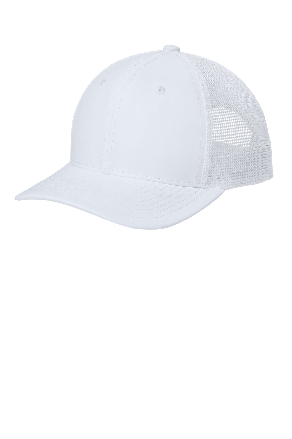 Sport-Tek STC46 Club Trucker Cap Wholesale Moisture-Wicking Snapback Hats