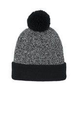 Sport-Tek STC68 Halftime Heather Pom Beanie
