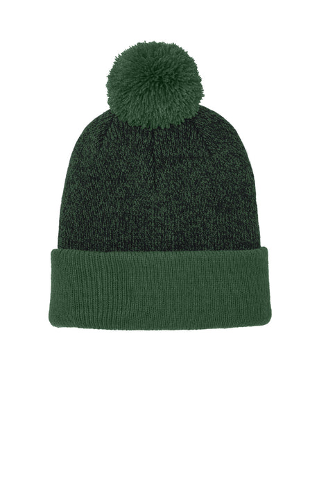 Sport-Tek STC68 Halftime Heather Pom Beanie