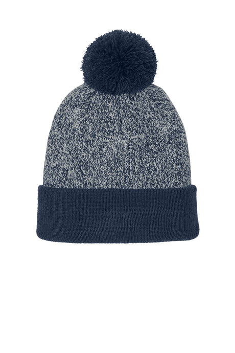Sport-Tek ®  Halftime Heather Pom Beanie STC68 - Sport-Tek STC68