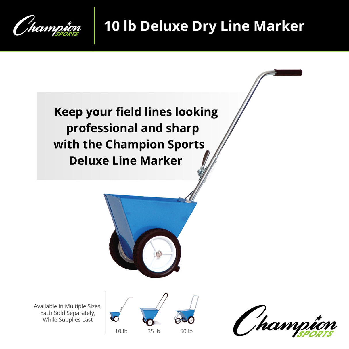 Champion Sports 10 LB DELUXE DRY LINE MARKER